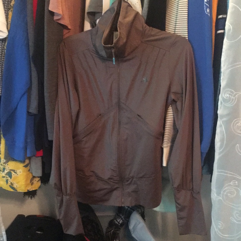 Brown adidas jacket